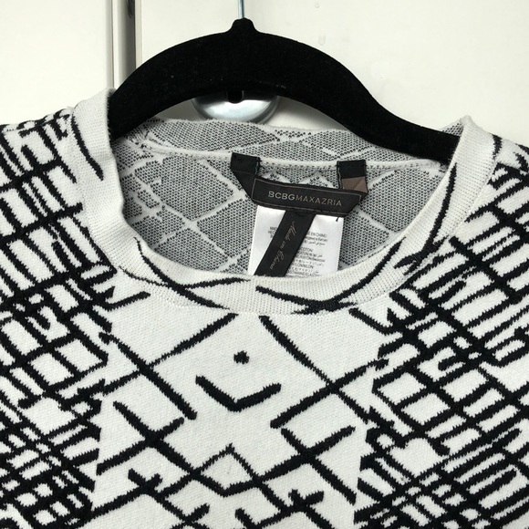 *3 for $100* BCBG MaxAzria peplum long sleeve top - Picture 7 of 7